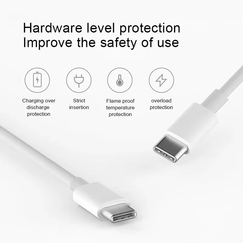 100W USB Type C to USB C Cable USB-C PD Fast Charging Charger Wire Cord for Iphone 15 Macbook Samsung Xiaomi Type-C USBC Cable